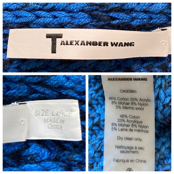T by Alexander Wang Asymmetrical Knit Sweater - Picture 11 of 11